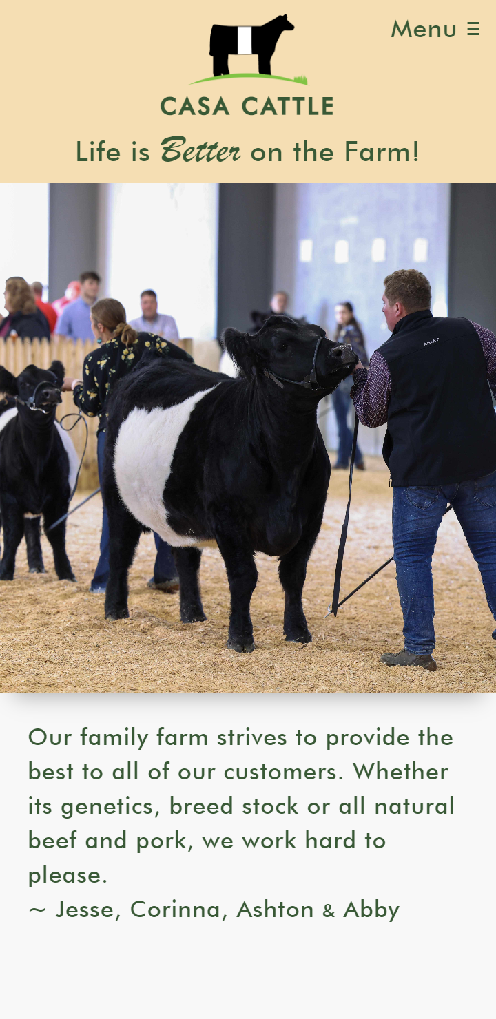 Casa Cattle Company mobile screenshot